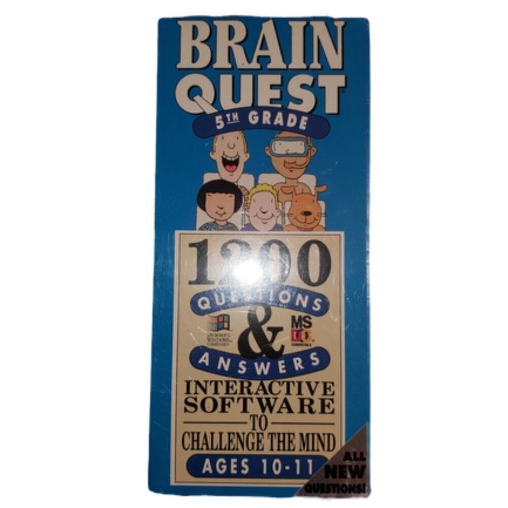 Brain Quest Vintage Floppy Disk || NIB